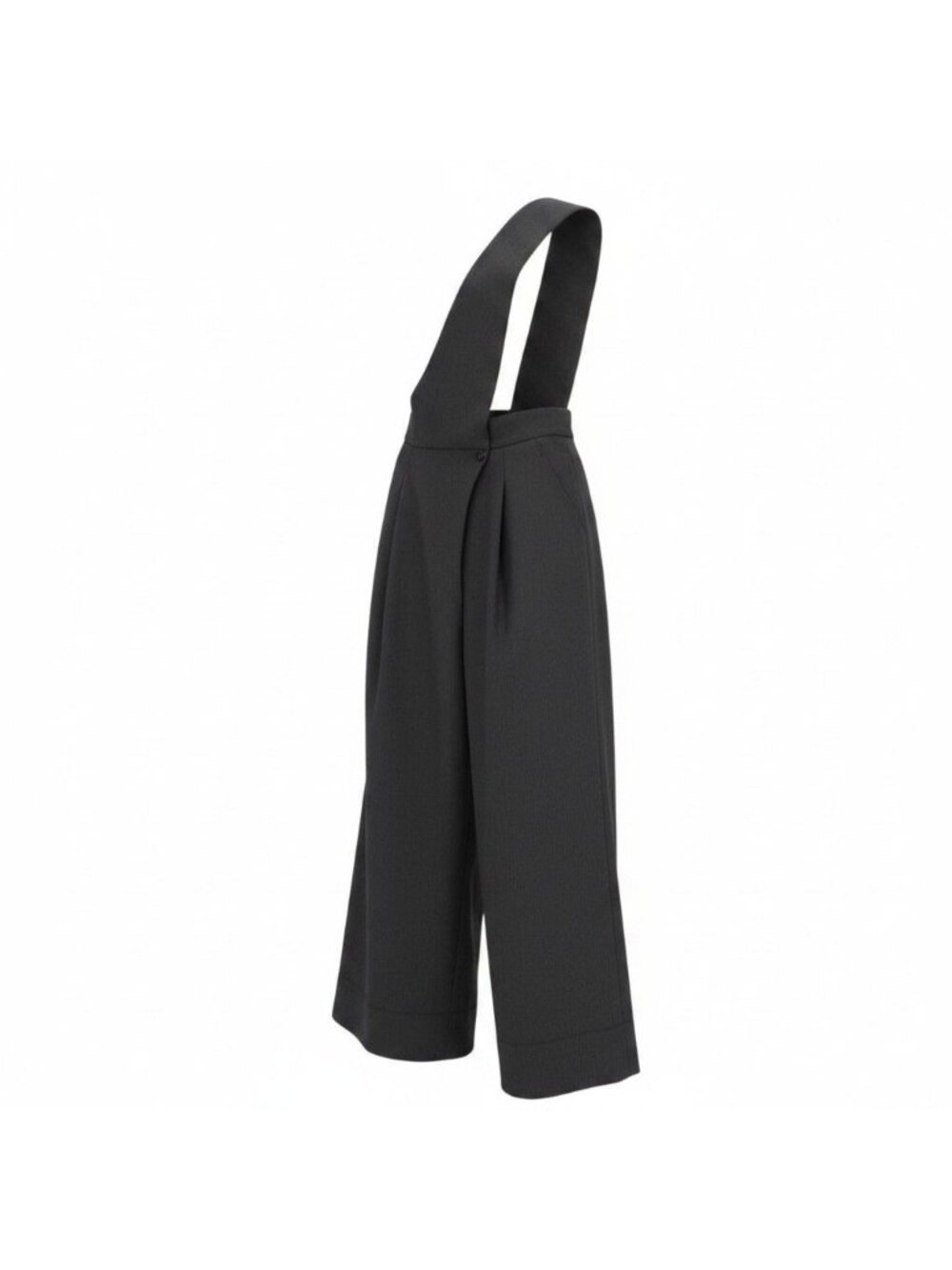 Dior Scarf Trousers with Belt Pants Dark Gray Virgin Wool 44